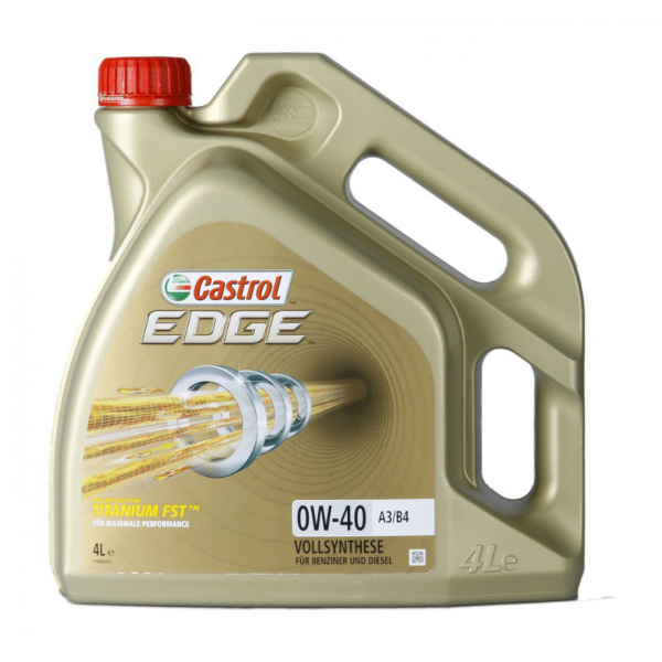Моторное масло Castrol EDGE 0W-40 A3/B4 синтетическое Titanium FST (4л)